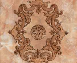 Плитка 1634-0092 Капри декор 25х33