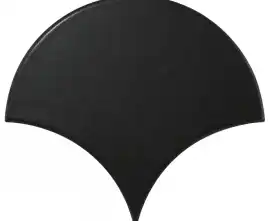Плитка 21976 Fan Black Matt 10,6х12