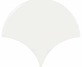 Плитка 21968 Scale Fan White 10,6х12