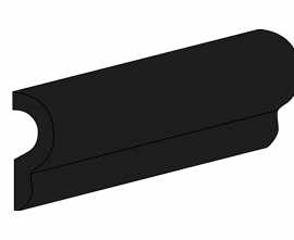 Плитка 21067 London Negro Mate 5x20