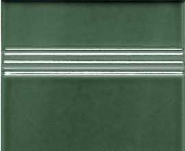 Плитка ADMO5205 Rodapie Clasico C/C Verde Oscuro 15x15