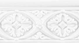 Плитка ADMO4002 Relieve Bizantino C/C Blanco 7,5х15