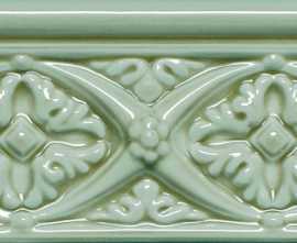 Плитка ADMO4005 Relieve Bizantino C/C Verde Claro 7.5X15