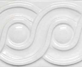 Плитка ADMO4078 Relieve Clasico C/C Blanco 7,5х15
