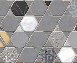 Плитка Cemento Ash Crystal Dec 30x90x1,05