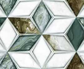 Плитка DG17-04 Hypnose Malachite Decor 04 glossy 30x90
