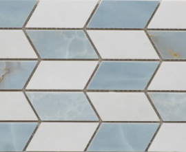 Мозаика MK.Chevron BLU ABS 2Mix LP The Room 6.5mm 15x24,9