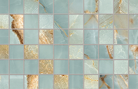 Мозаика MK.BLU AQ RM The Room 3*3 6.5mm 15x30