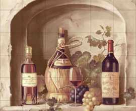 Плитка 15.1(509) Wine Bar 2 панно из 36-ти плиток 60x60