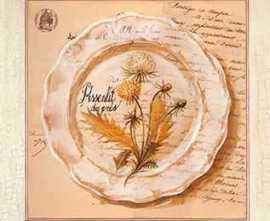 Плитка 25.8(422) Декор Herbarium 4 из 1 плитки 10x10