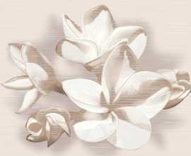 Плитка 584192004 Панно AMATI PLUMERIA BEIGE 40,2x50,5