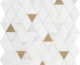 Мозаика M8GZ Allmarble Wall Statuario Satin Mosaico Tria 40х43