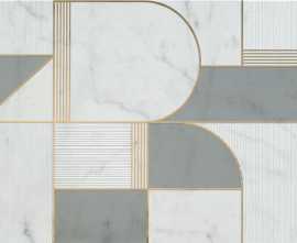 Плитка M8T4 Allmarble Wall Altissimo Satin Decoro Club 40x120