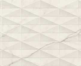 Плитка M73S Allmarble Wall Statuario Struttura Pave Lux 3D 40х120