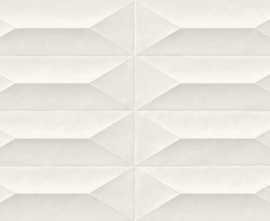 Плитка M4KT Colorplay White Struttura Cabochon 3D Rett. 30х90