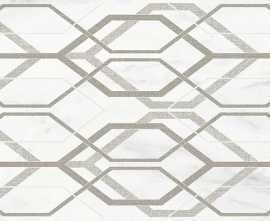 Плитка M4PZ Marbleplay Decoro Net White 30x90