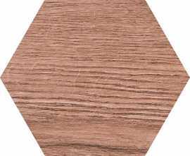 Керамогранит 015.292.0109.09741 Rovere Hex Brown 19.8x22.8