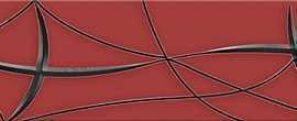 Плитка Бордюр VELA CARMIN STELLA 6,2x50,5