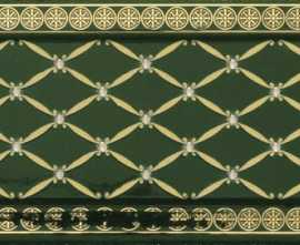 Плитка CENEFA DELIS VERDE BOTELLA GOLD 20*10