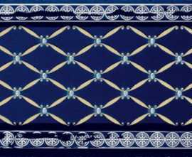 Плитка CENEFA DELIS COBALTO SILVER 20*10