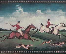Плитка B FOX B Fox Hunting B (Two Riders) 15x20