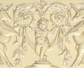 Плитка B UNIC A 02 Grand Elegance UNICORNI CREMA A 12,5X20