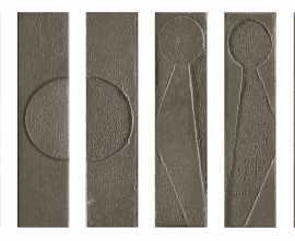 Керамогранит 118624 Koine Alphabet Terra 4,5x18,6