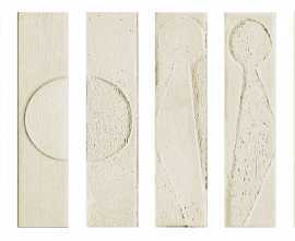 Керамогранит 118620 Koine Alphabet Gesso 4,5x18,6