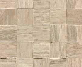 Мозаика 742057 Wooden Almond Mosaico 3D Inclinato Nat 6x6 30x30