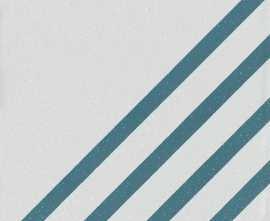 Керамогранит Boreal Dash Decor White Blue 18.5x18.5