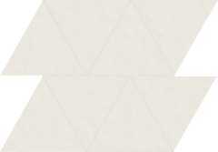 Мозаика 749604 Neutra 6.0 01 Bianco Mosaico F Triangolo 10x15 30x35