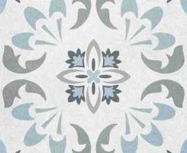 Керамогранит 737497 Majolica Grey Deco Серый Светлый 45х45