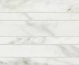 Керамогранит 760944 Exalt Magic White Listello Sfalsato Mix 15x60