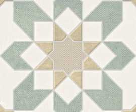 Керамогранит 39599 Doha Green Flower SP/22,3 22,3x22,3