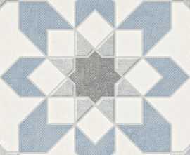 Керамогранит 39600 Doha Blue Flower SP/22,3 22,3x22,3