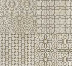 Керамогранит 752611 Tesori Decoro Monile Bianco Bronzo 6mm 120x240