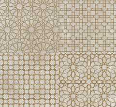 Керамогранит 752609 Tesori Decoro Monile Bianco Oro 6mm 120x240