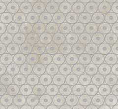 Керамогранит 752602 Tesori Decoro Anelli Bianco Argento 6mm 120x240