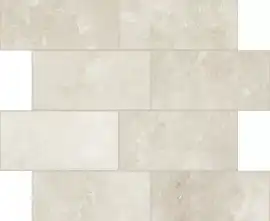 Мозаика 766760 Rock Salt White Gold Luc Muretto 7.5x15 6mm 30x30