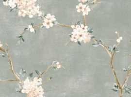 Плитка RA1X Mixed Verde Decoro Fiori di Pesco B Rett. 40x120