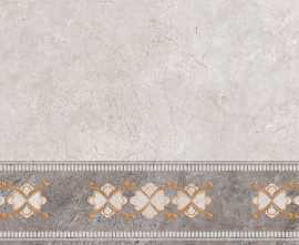 Плитка TP3688H Декор Ирида светло-серый ректификат 30x60