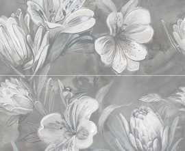 Плитка 588912003 Панно Opale Grey Flower 63x63