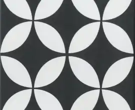 Керамогранит S17612 Stamp Black Matte 20х20