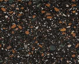 Керамогранит ENIND3214MT80160 Terrazzo Black Matt 800x1600x9