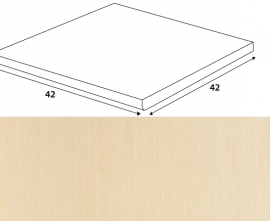 Ступени DCD4J363 Defile light beige right corner 42*42