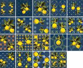 Керамогранит Giardino Blu Mix Luc 20x20
