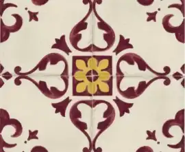 Керамогранит Декор 8333 Jolie Ivoire Purple Trama (комп/4шт) 10х10
