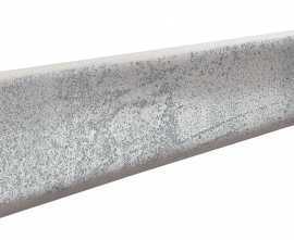 Керамогранит Плинтус радиальный Urban 371 Silver R9 r30 40х330