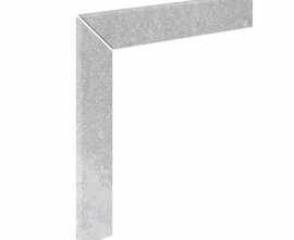 Ступени Плинтус для кантиковой cтупени Urban 371 Silver R9 596х596х11