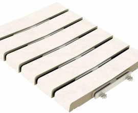Керамогранит Решетка перелива Stone 538 White R11/C 245х300х30